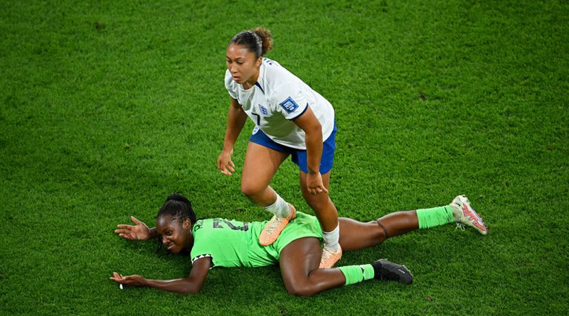 England footballer stamped Nigerian footballer during World Cup match | Sangbad Pratidin