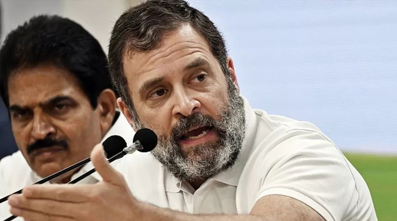 Now Rahul Gandhi allegedly blows flying kiss to Smriti Irani while leaving lok Sabha | Sangbad Pratidin