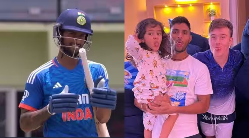Tilak Varma dedicates his first half century to daughter of Rohit Sharma, Samaira | Sangbad Pratidin