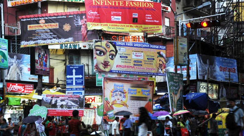 Puja Committees have to inform KMC about area of hoarding | Sangbad Pratidin