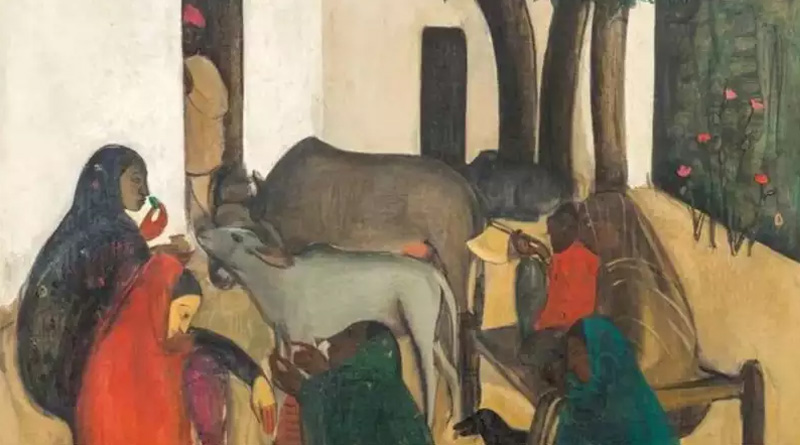 Indian Artist's Painting Sold For Rs 61.8 Crore | Sangbad Pratidin