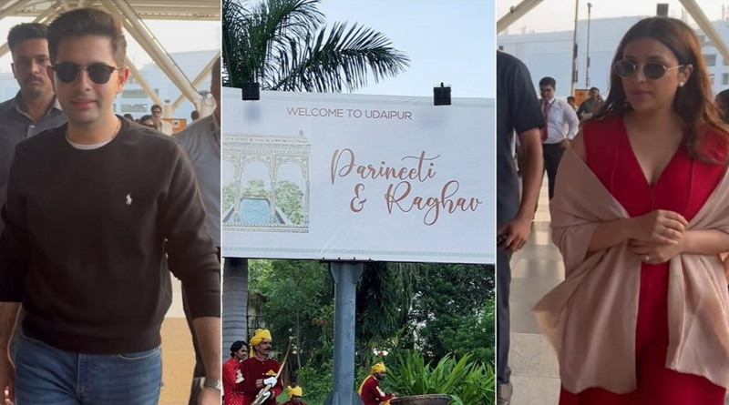 Parineeti Chopra-Raghav Chadha Wedding: dhol beats; Udaipur airport all set for couple’s grand welcome| Sangbad Pratidin
