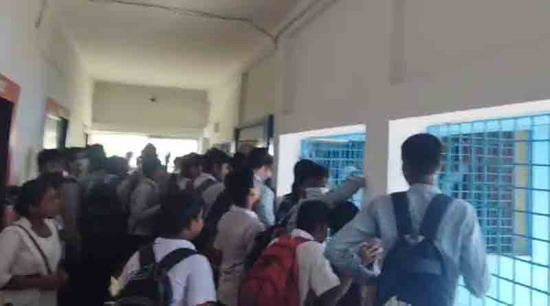 Habra School Students lock Head Teacher in School | Sangbad Pratidin