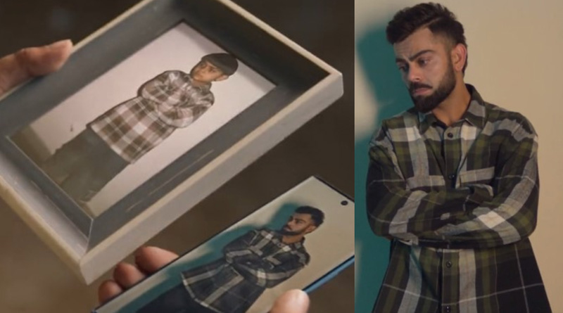 Virat Kohli recreates childhood photo for advertisement, image goes viral | Sangbad Pratidin