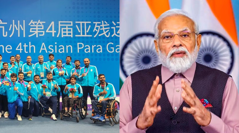 Hangzhou Asian Para Games 2023: India go past record 100-medal mark in Hangzhou, PM Modi says nothing is impossible। Sangbad Pratidin