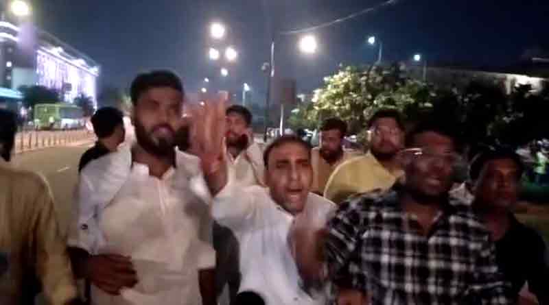 Brutal attack by Delhi Police, several organizations of TMC protests statewide | Sangbad Pratidin