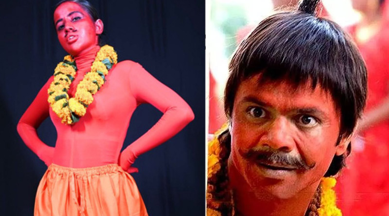 Urfi reacted after getting threats for recreating Rajpal Yadav's Bhool Bhulaiyaa look | Sangbad Pratidin