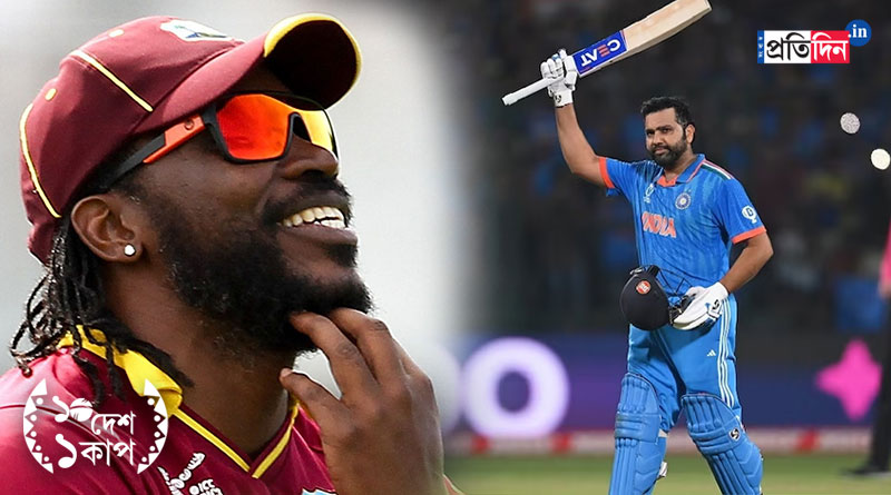 ICC ODI World Cup 2023: Chris Gayle congratulates Rohit Sharma । Sangbad Pratidin