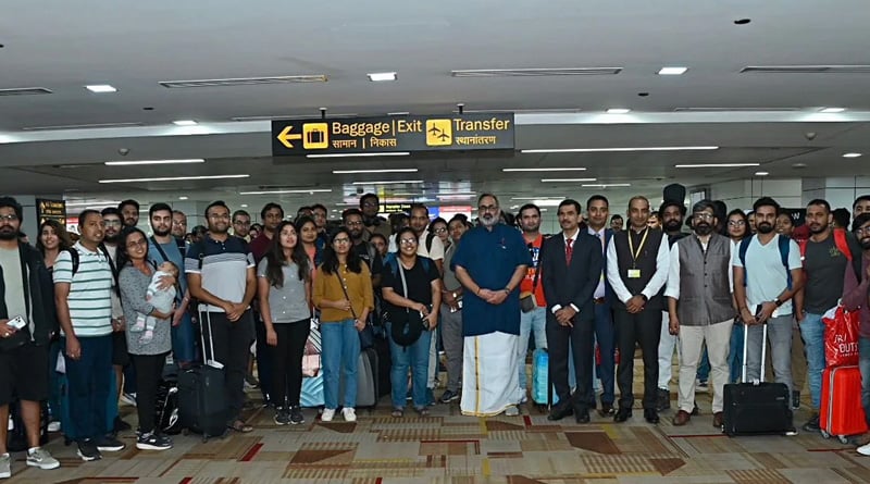 First batch of Indians return from Israel | Sangbad Pratidin