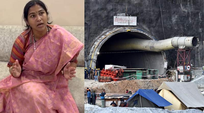 Workers of Bengal stuck in Uttarkashi Tunnel, TMC MP meet worried families of Hooghly | Sangbad Pratidin