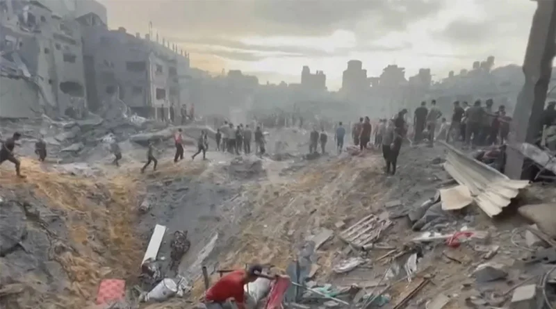 Israel Says Its Army Are In Heart Of Gaza City | Sangbad Pratidin