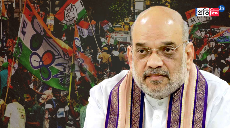 TMC calls for black day during Amit Shah meeting | Sangbad Pratidin