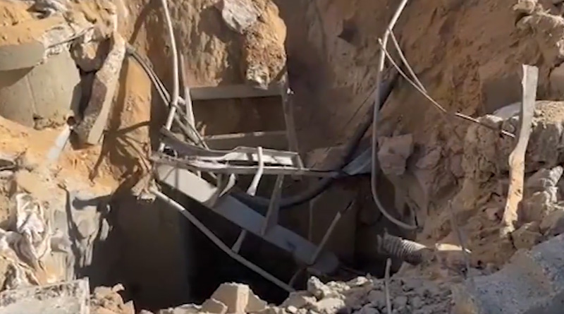 Israel force shares video of Hamas tunnel from three hospitals of Gaza | Sangbad Pratidin