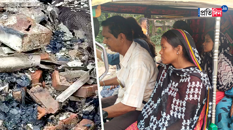 Jaynagar limps back to normalcy, villagers return । Sangbad Pratidin