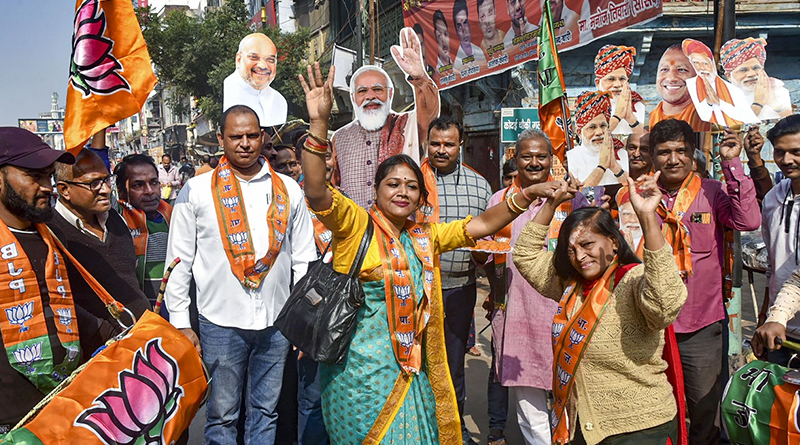 Big Victory of BJP in MP on freebies politics | Sangbad Pratidin