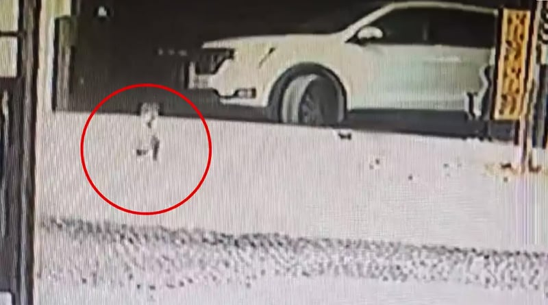 Car ran over 3-year-old child in Bengaluru | Sangbad Pratidin