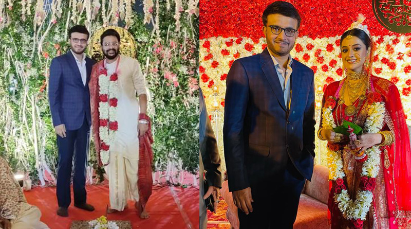 Sourav ganguly at sourav Darshana wedding| Sangbad Pratidin