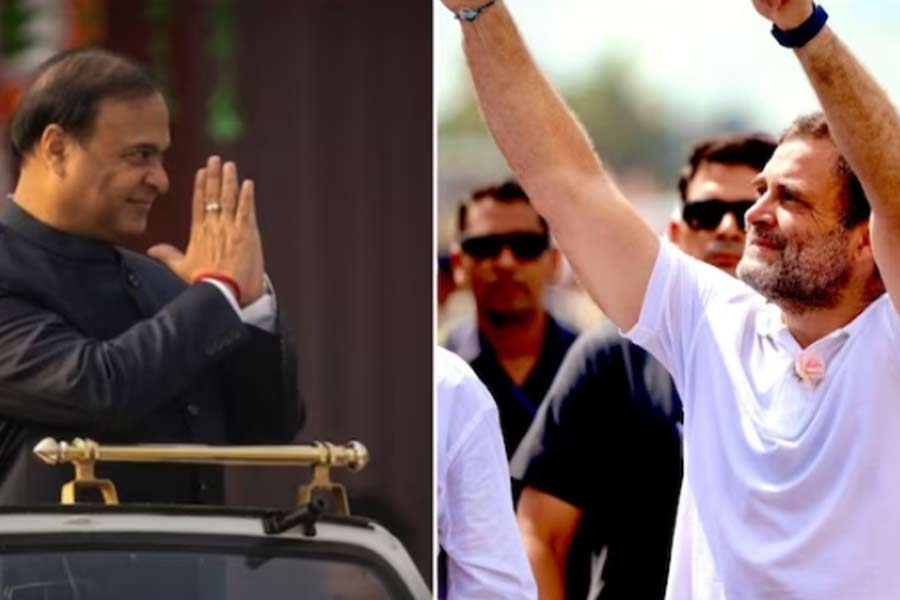 Himanta Biswa Sarma alleges, body double of Rahul Gandhi used on Nyay Yatra। Sangbad Pratidin