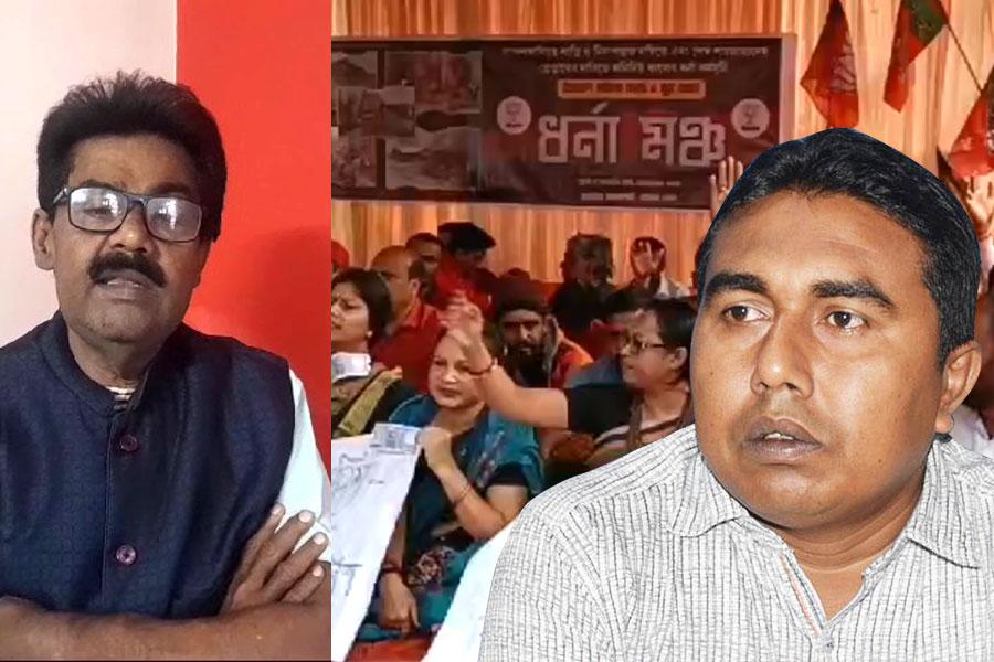 Controversy started after BJP's slogans against Sheikh Shahjahan in Burdwan | Sangbad Pratidin