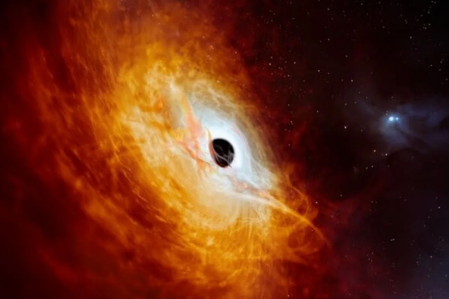 Scientists uncover universe's brightest object, a Black Hole devouring a Sun daily। Sangbad Pratidin