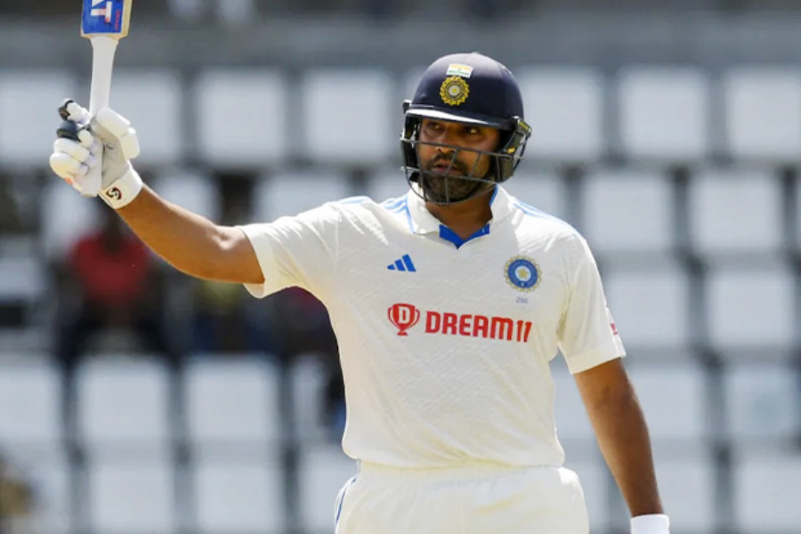 IND vs ENG: Rohit Sharma rode out the tough phase ans scored century against England at Rajkot। Sangbad Pratidin