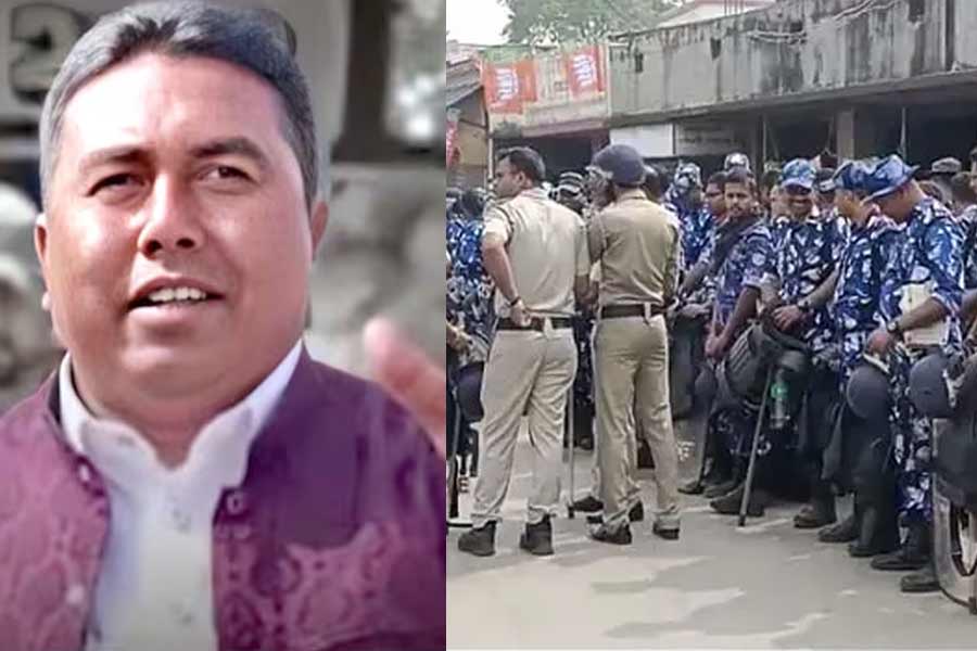 Sandeshkhali's security tightened to prevent tension । Sangbad Pratidin