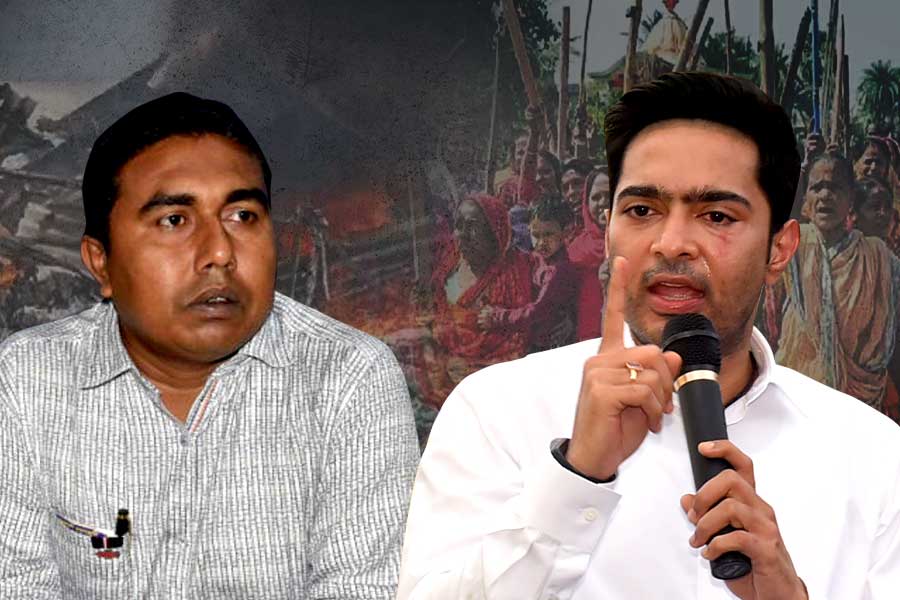 'WB police can arrest SK Shahjahan', claims Abhishek Banerjee । Sangbad Pratidin