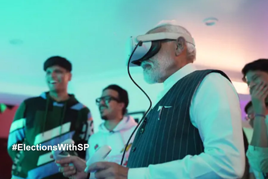 PM Modi took a swipe at the opposition during an interaction with country's top gamers