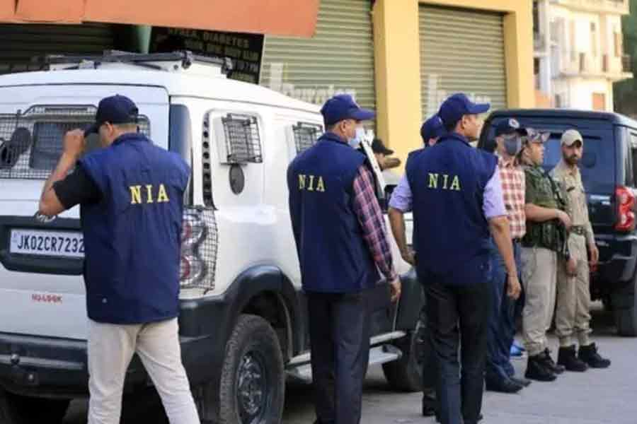 NIA allegedly attacked in Bhupatinagar