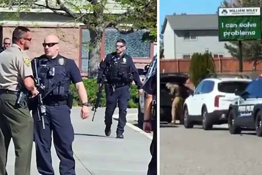 Woman killed in shooting at school in US