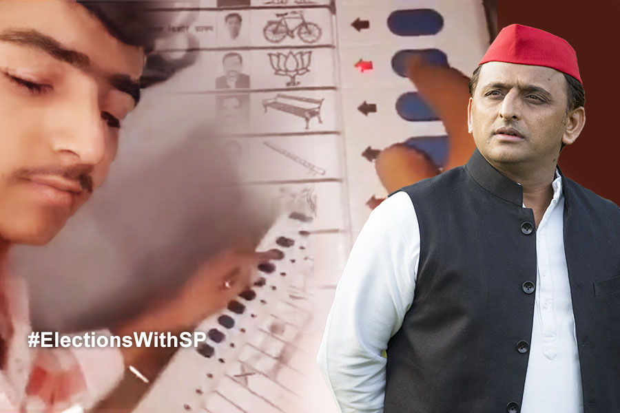 Lok Sabha Election 2024: Akhilesh Yadav target election commission young man casted eight votes