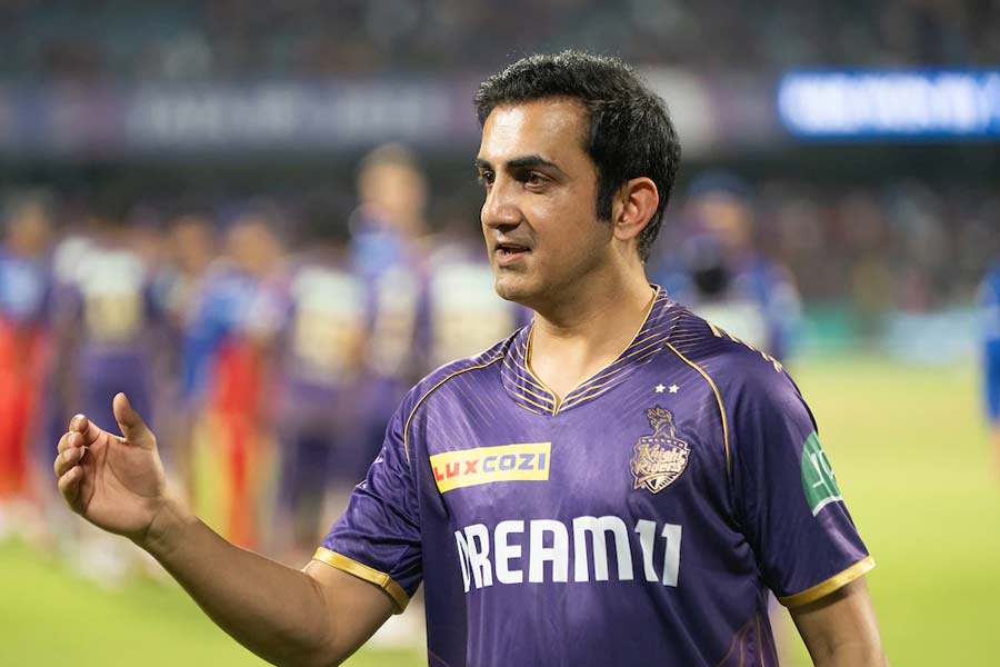 Goutam Gambhir did special video shoot for KKR fans