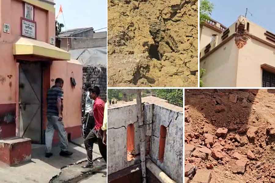 Unknown object crashed into the villages of Jamuria
