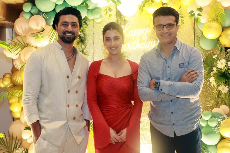 Sourav ganguly at Rukmini Maitra's Birth Day Party