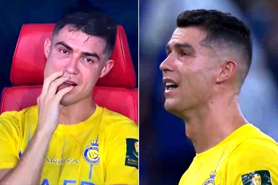 Cristiano Ronaldo left in tears after Al-Nassr's loss in King's Cup final vs Al-Hilal