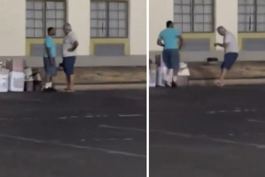 An Indian old man was killed by punching in USA