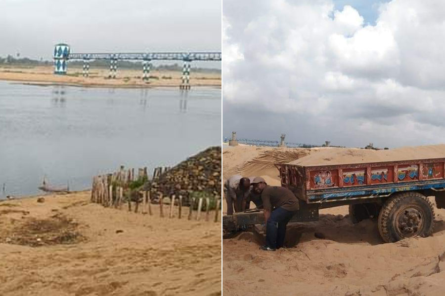 12 smugglers arrested from Damodar banks, 6 tractor seized in Bardhaman