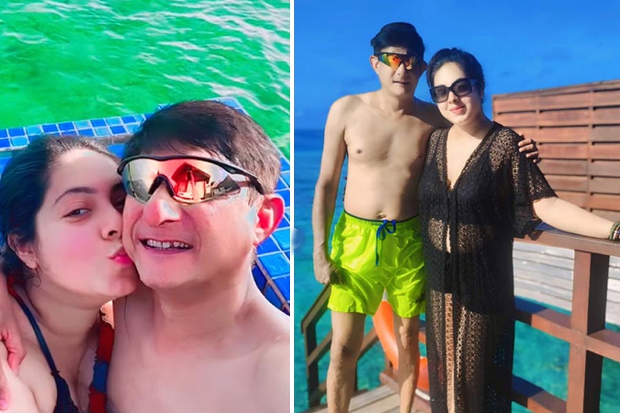 Kanchan Mullick and Sreemoyee Chattoraj shared romantic video from Maldives