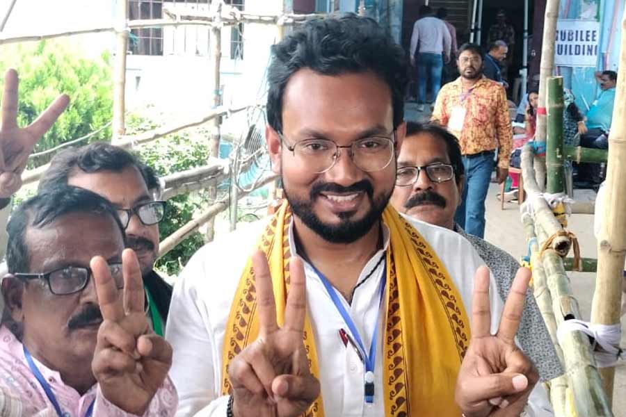 TMC candidate Mukut Mani Adhikari wins in Ranaghat By Election