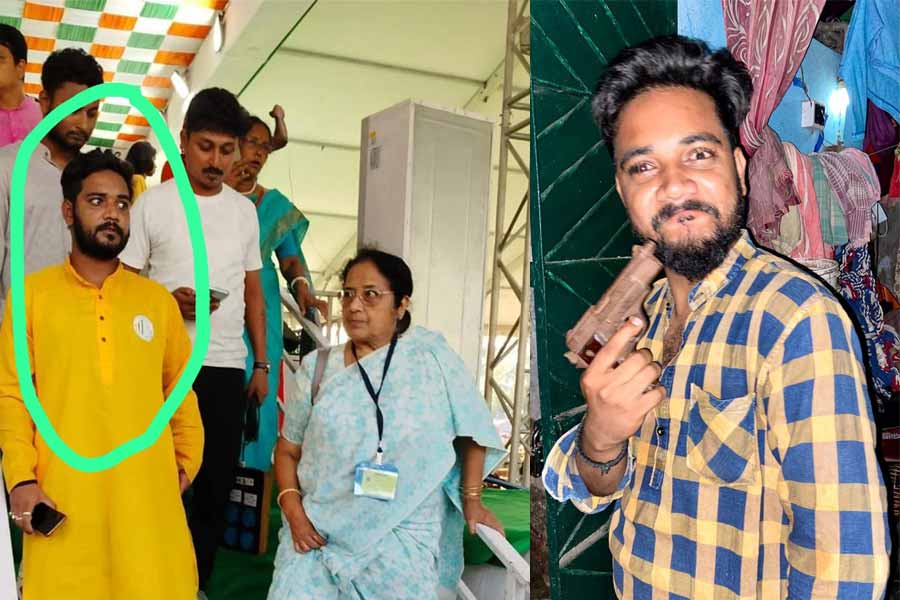 Noapara's TMCP leader allegedly poses with arms