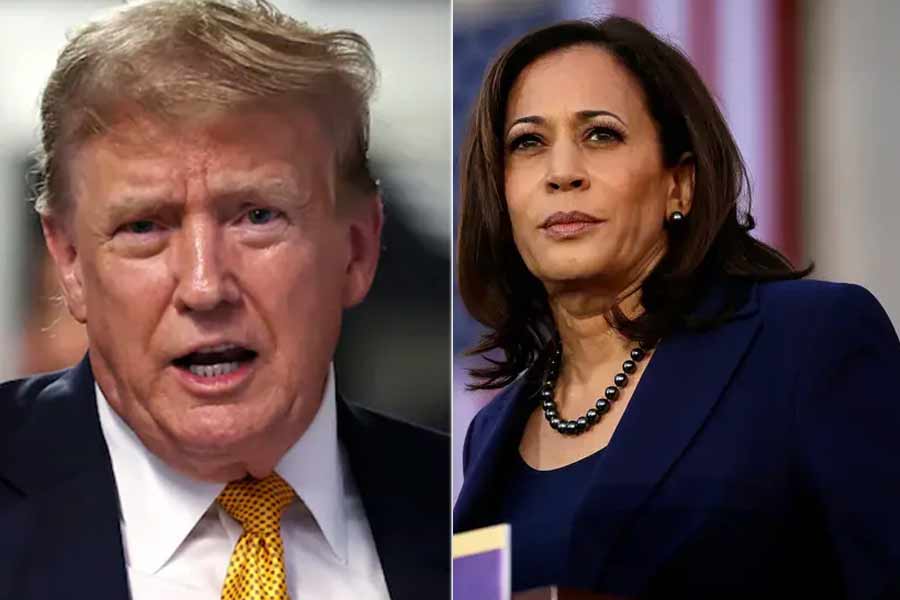 Kamala Harris leads Donald Trump in new poll