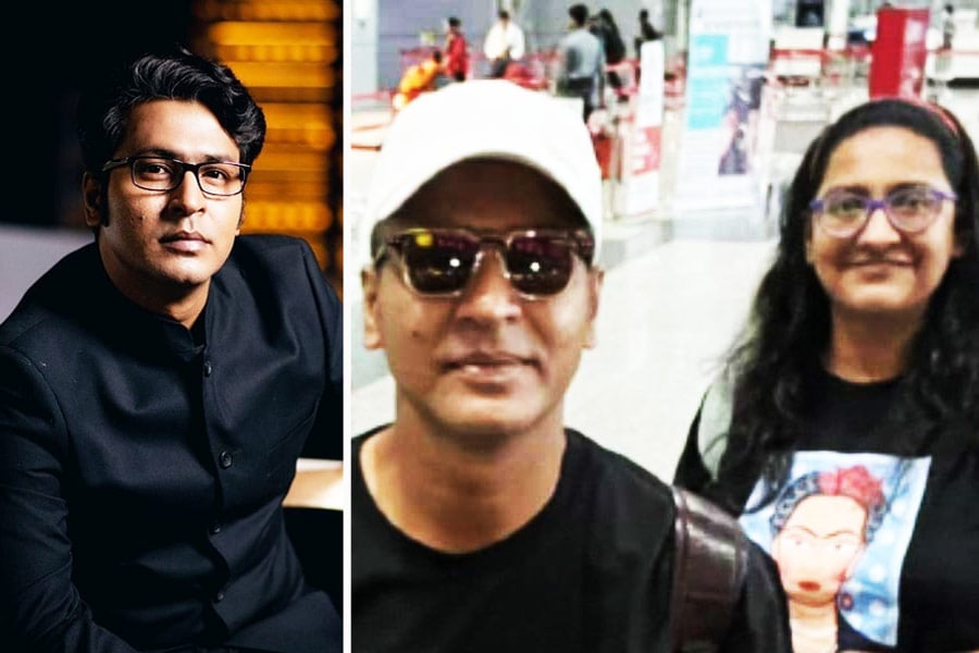 Anirban Bhattacharya flies to London with wife Madhurima, refutes divorce rumors