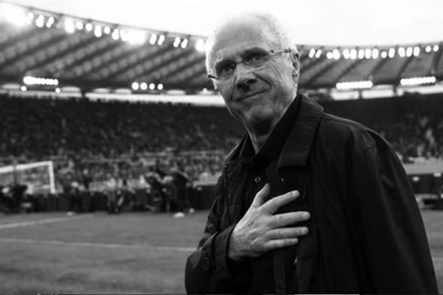 England's first overseas manager Sven-Goran Eriksson passed away aged 76
