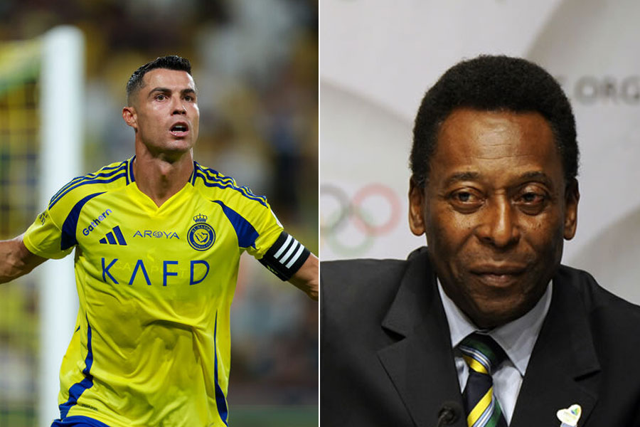 Cristiano Ronaldo takes a dig at Pele on goal scoring record