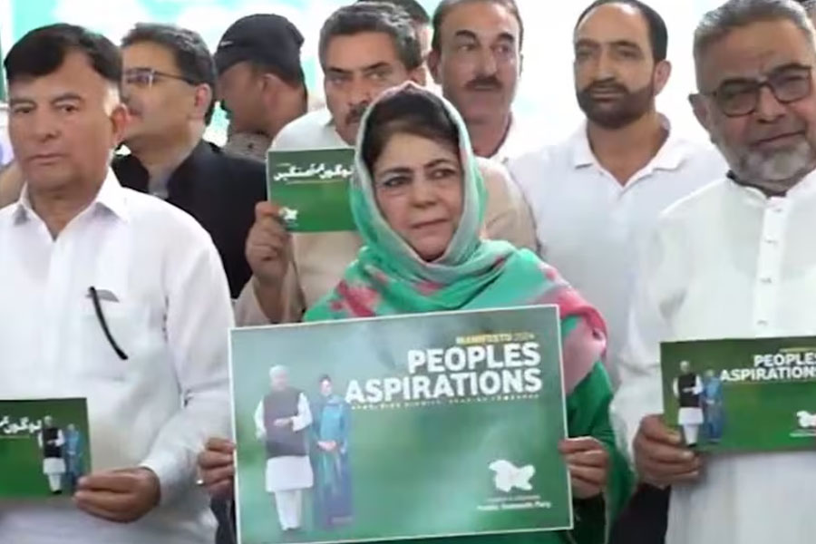 PDP leader Mehbooba Mufti releases Jammu and Kashmir poll manifesto