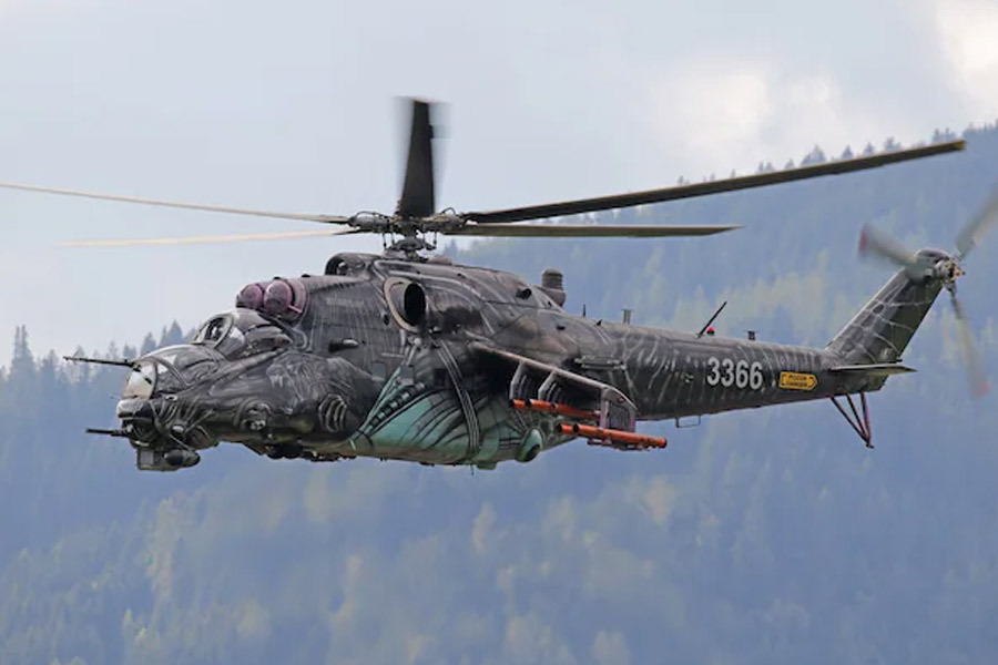 Russian chopper crashed, 22 died