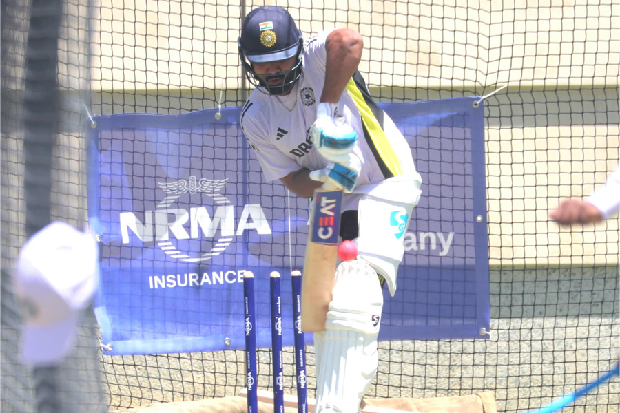 IND vs AUS: Rohit Sharma starts practice at Perth with pink ball