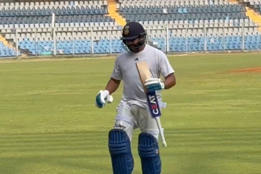 Rohit Sharma joins Mumbai squad for practice session at Wankhede ahead of Ranji Trophy match