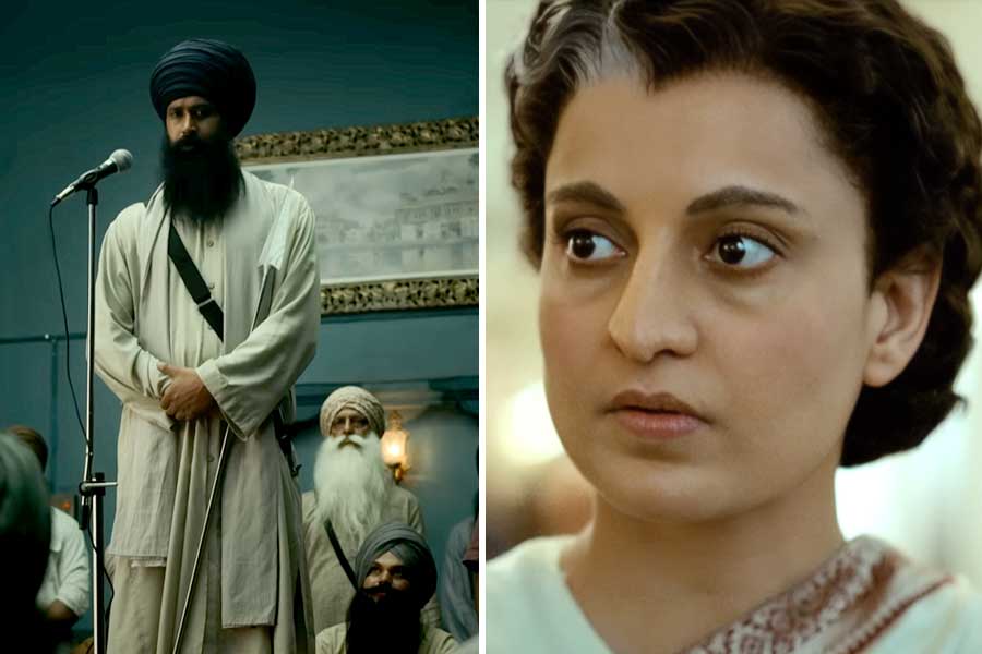 Khalistani protest erupted at London during emergency movie show