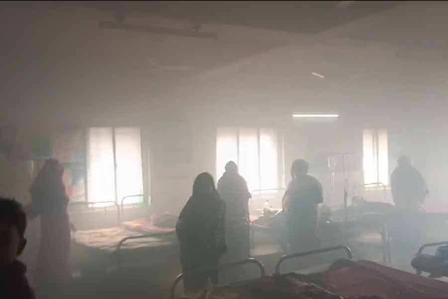 Fire in rural hospital in Maldah